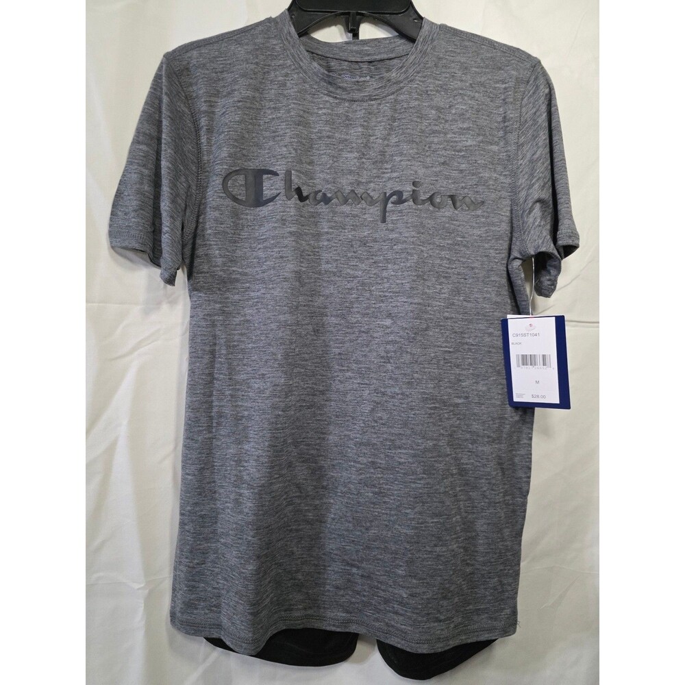 Champion C915ST1041 Gray Heather Crew Neck T-Shirt & Shorts Size M New with Tags
